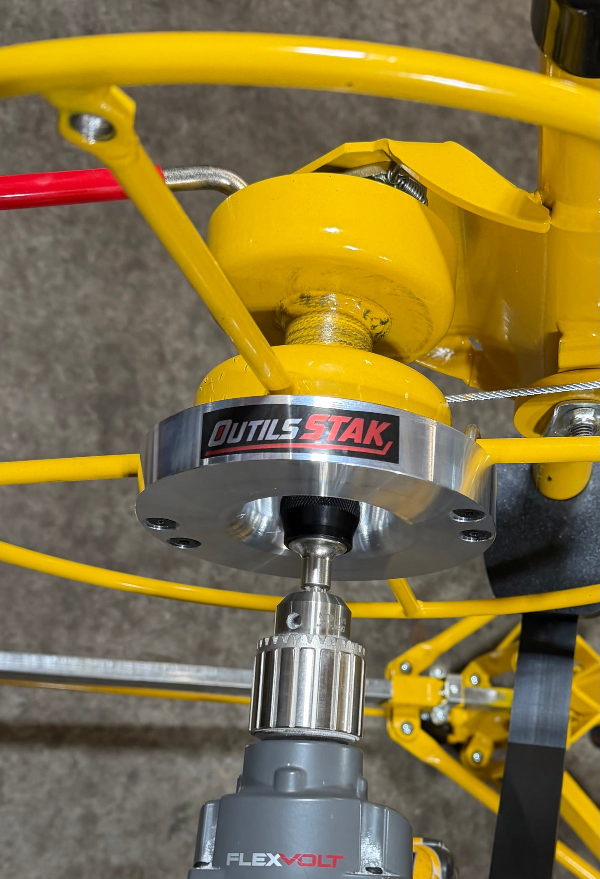 Roulette connecteur aluminium avec Quick connect mandrin perceuse(inclus)